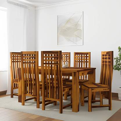 Taskwood Furniture Solid Wood 6 Seater Dining Set