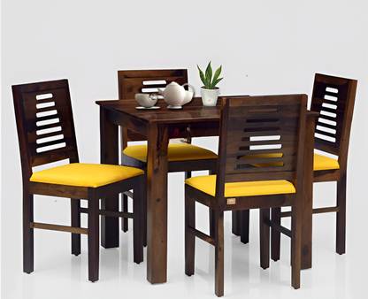 Flipkart Perfect Homes Solid Wood 4 Seater Dining Set
