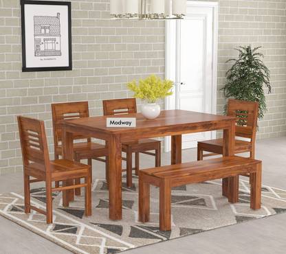 Flipkart Perfect Homes Solid Wood 6 Seater Dining Set