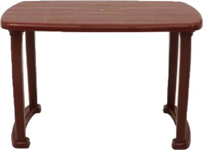 RW REST WELL Arjun Plastic Dining Table For Restaurant,Home| Multipurpose Table For Outdoor| Plastic 4 Seater Dining Table