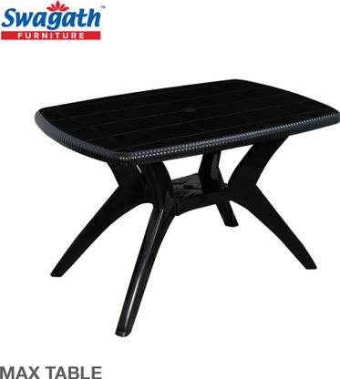 swagath furniture MAX Only Dining Table Plastic 4 Seater Dining Table