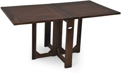 GPcraft Wooden 3 to 6 Seater Multi Purpose Foldable table Solid Wood 6 Seater Dining Table