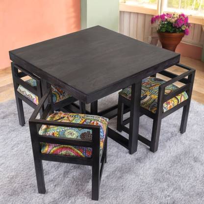 Ikiriya Kingston Rosewood ( Sheesham ) Solid Wood 4 Seater Dining Table