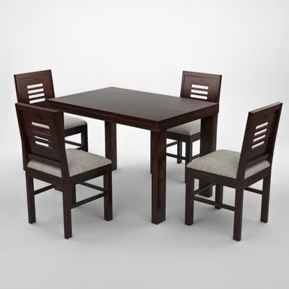 Devsignature INDIAN SOLID WOOD SIX SEATER DINING SET Solid Wood 4 Seater Dining Set