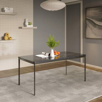 Godrej Interio Engineered Wood 6 Seater Dining Table