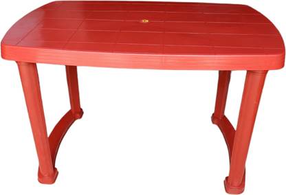 AAMROSE Plastic 4 Seater Dining Table