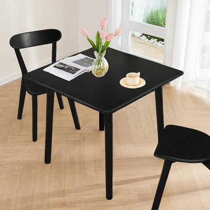 Craftsline 30" Solid Wood Dining Table, Modern Small Square Dining Table Solid Wood 4 Seater Dining Table