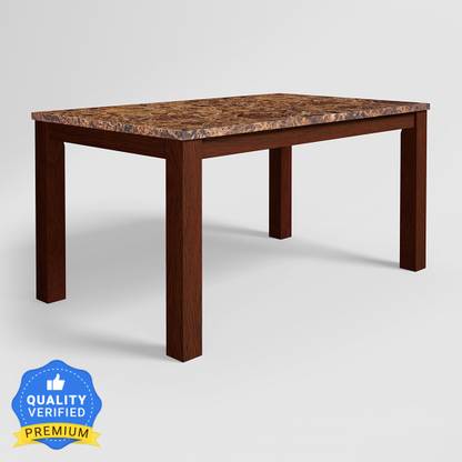 Godrej Interio Amber Solid Wood 6 Seater Dining Table