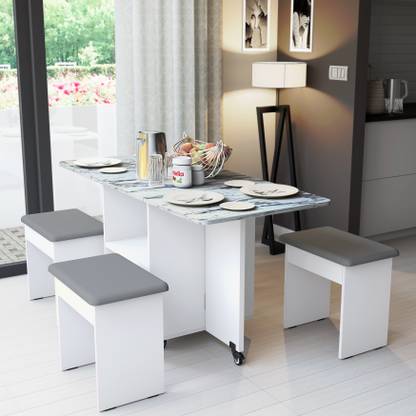 Studio Kook Bonbon Engineered Wood 4 Seater Dining Table