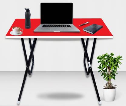 EuroQon Space Saver Foldable Imported Wood Engineered Wood 4 Seater Dining Table