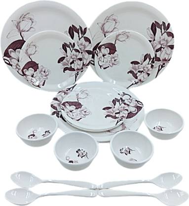 Perfectdine Pack of 16 Melamin set of 16 0025 Dinner Set