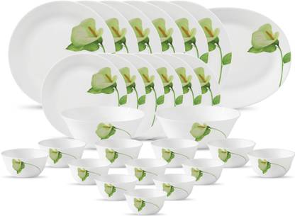 LAOPALA by Ivory Blush Pack of 27 Opalware Ivory Blush Dinner Set