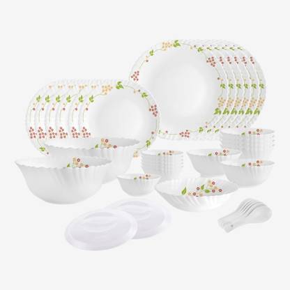cello Pack of 35 Opalware Dazzle Secret Garden | Extra Strong | | Dinner Set