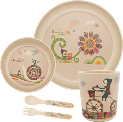 St Stehlen Pack of 5 Melamin Dinner Set