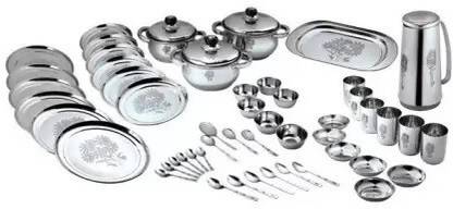 PNB Pack of 57 Stainless Steel Dinner Set Signature 57 Pcs SDS-57.2 Dinner Set