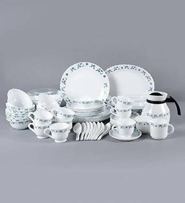 LAOPALA Pack of 65 Opalware Dinner Set