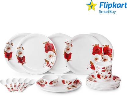 Flipkart SmartBuy Pack of 24 Melamin Elegant Dinner Set