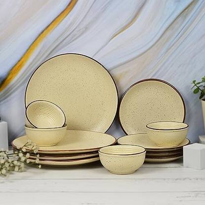 walware Ceramic Ceramic Dinnerware Set Unbreakable Serving Plates & Bowls Dinner Set Dinner Set