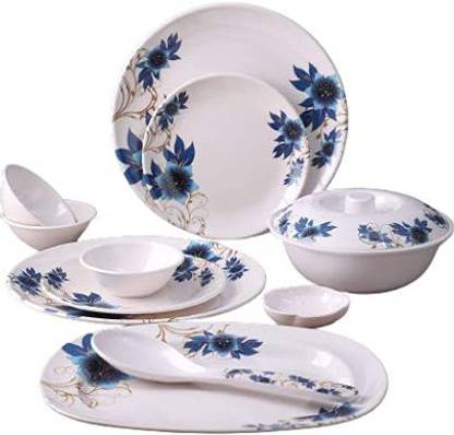 OSG Pack of 32 Melamin Dinner Set