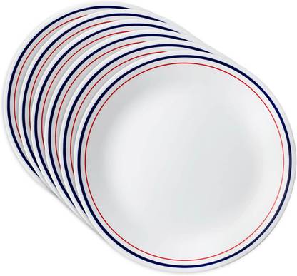 CORELLE Pack of 6 Glass Dinner Set