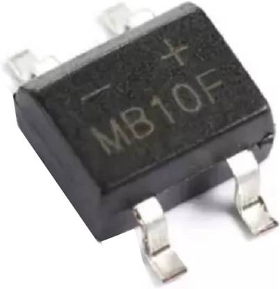 Lampion Electronics MB10F Bridge Rectifier SMD 0.8A 4 PIN For Electronic Circuit, DIY Projects PIN Diode