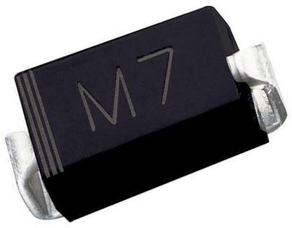 Steko (200 Pieces) SMD Diode M7 1N4007 1000V 1A, DO-214(AC) PN Junction