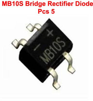 ELPH Pack of 5, MB10S Bridge Rectifier Diode | MB10S Diode PN Junction