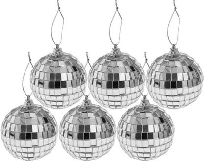 basket47 (2.5) inchs (6.35 cm) mirror ball best for decoration (pack of 6) Disco Ball Set