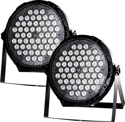 MOOZMOB 60 LED DJ Par Light with DMX Control Music Sensor Working Multicolored Disco Bar Single Disco Ball