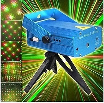 KRISHNA 6 Mode Laser Light Auto Flash Color Stage Strobe Light Sound Activated Diwali Smart Bulb