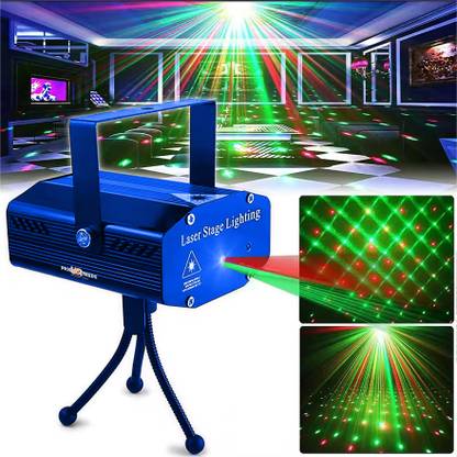 पिक Ur नीड्स LED Blinker For Party Disco Laser 12 Mode Combination Light Sound Activated LED मोशन सेंसर लाइट