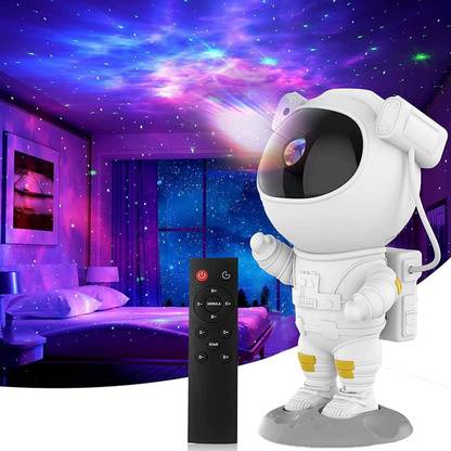 ALFONSIYAZ Astronaut Nebula Galaxy Projector Night Light LED Lamp with Remote Control 360° Night Lamp