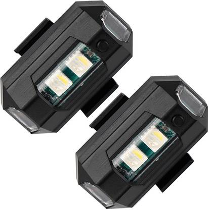 WRADER Aircraft Light with 7 Color + Flashing Modes for Drones & Helmets (Pack of 2) Shower Laser Light