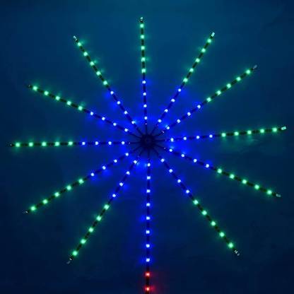 JAINNEXT Smart Firework Spark Strip LED Lights with Remote App Control Shower Laser Light
