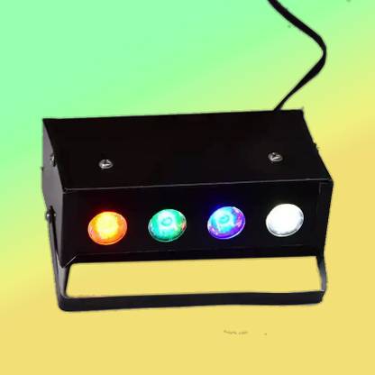 HexaGear Compact RGB LED Party Light – Speed Control Button, Mandir Use Disco Ball Set