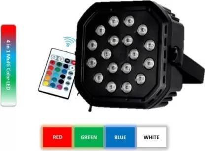 Skylight 90W DJ LED Flood Light with 18 LEDs 24 Keys Dual Disco Ball