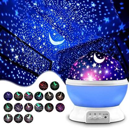 Sument Romantic LED Cosmos Star Master Sky Starry Night Projector Bed Night Lamp Night Dual Disco Ball