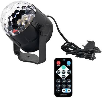 WRADER Music Sensor Disco Dj Light with Remote 7 Color Modes Party Stage Disco Light Single Disco Ball