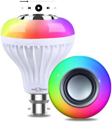 Make Ur Wish Wireless Bluetooth LED Light Colourful Music Player With Remote Control Smart Bulb