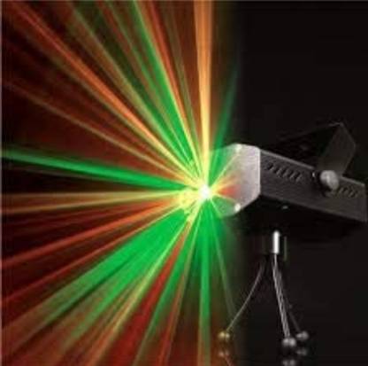 Ravso LED Stage Light RGB Laser Scanner DJ Disco Light Single Disco Ball