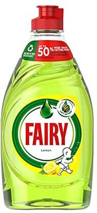Fairy Lemon Washing Up Liquid 320ml Dish Cleaning Gel