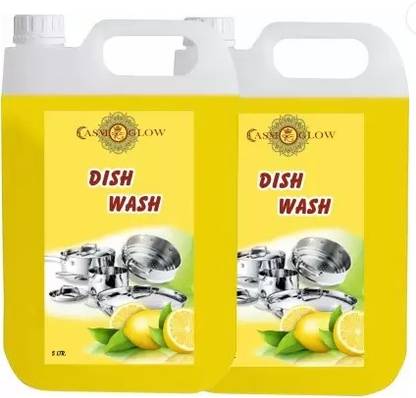 casmoglow Dishwash Liquid Gel Can,Fast Cleansing & Antimicrobial action for utensils Dish Cleaning Gel