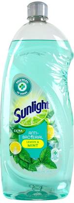 Sunlight Extra Anti-Bacterial Lemon & Mint 800ml Dish Cleaning Gel