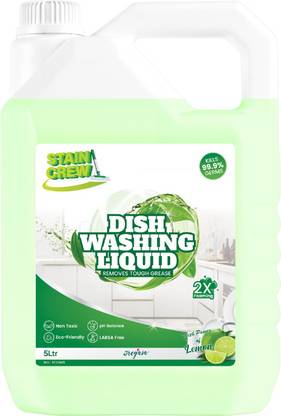 Stain Crew Dishwashing Liquid | Non-Toxic | Ph Balanced | LABSA Free | Dish Cleaning Gel