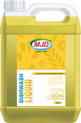 MJD Dishwash Liquid Gel Lemon Can,Fast Cleansing & Antimicrobial action for utensils Dish Cleaning Gel