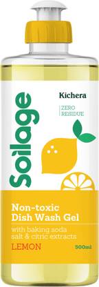 soilage Dishwash Liquid Gel | Natural & Non-Toxic Baby & Pet Safe - Dish Cleaning 500ml Dish Cleaning Gel