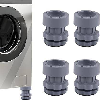 Dreamy Delights 4 pcs Anti-Vibration Pads for Washing Machines, Adjustable Height Washer Dishwash Bar