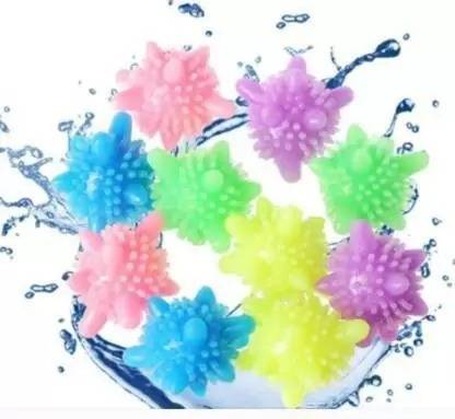 GoldPaddy Colorful Laundry Ball Reusable Washing Laundry Dryer Ball Fabric Softener Dishwash Bar