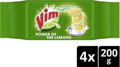 Vim Power of Lemon Dishwash Bar