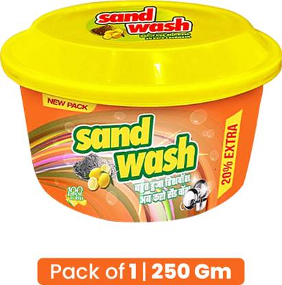 Sandwash For Plates Pan & Other Daily Utensils| Remove Stain| Soft for Skin| Long-lasting Dishwash Bar